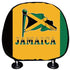 Jamaica Flag Headrest Cover Headrest Cover Jamaica One Size